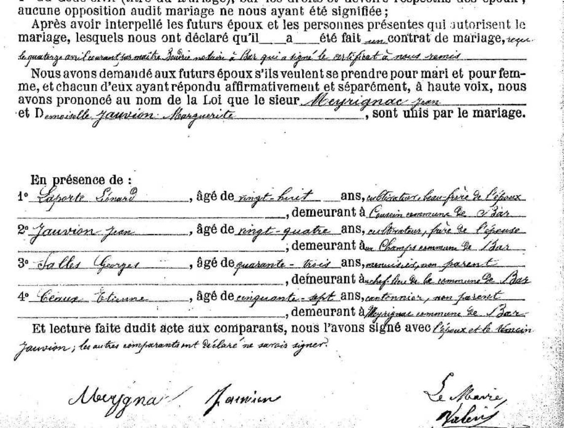 Mariage Meyrignac Jean - Jauvion Marguerite 2.jpg